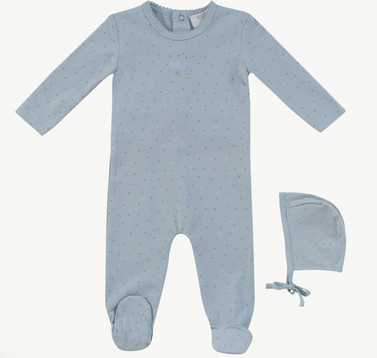 Footie Set Little Crown
