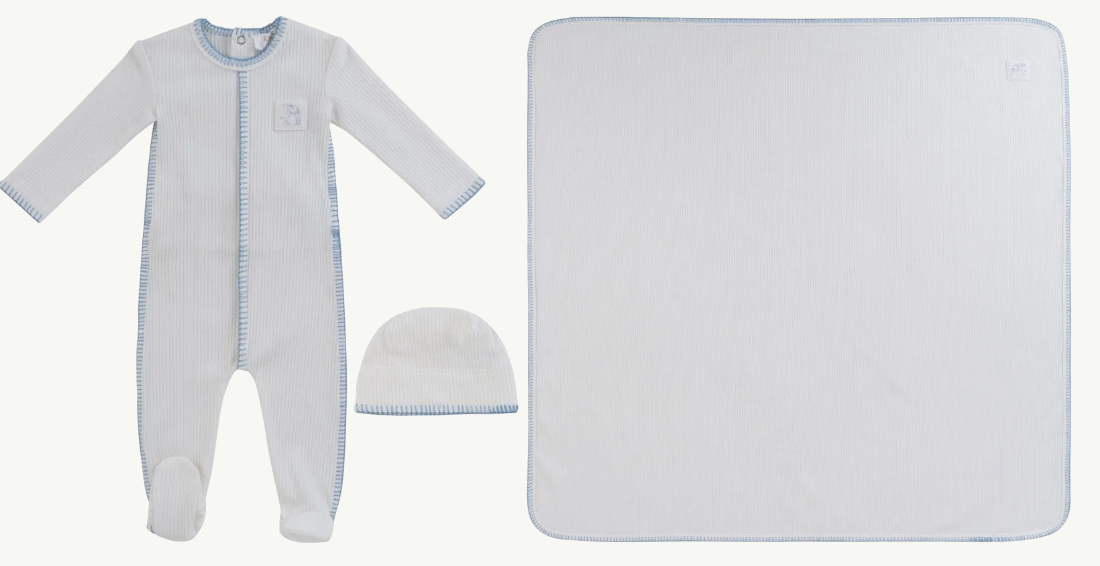 Layette Set Bunny Rib