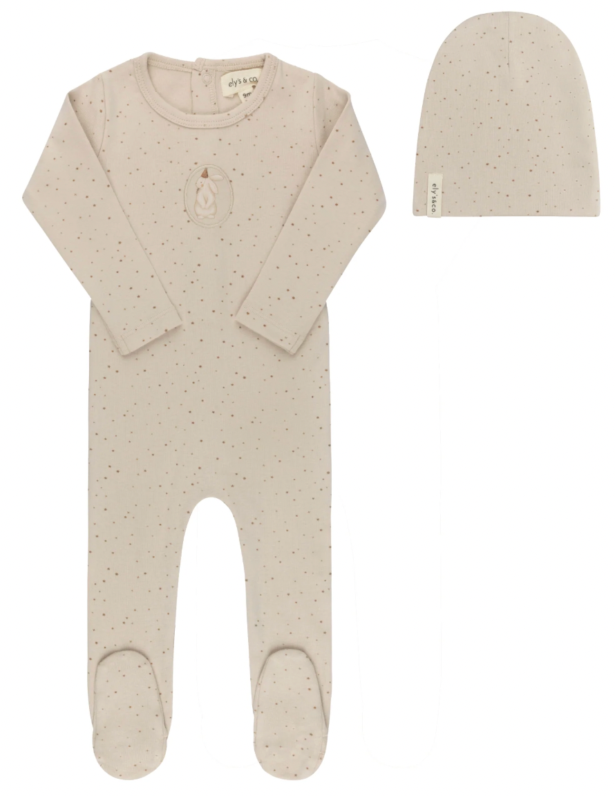 Footie Set Cotton Bunny