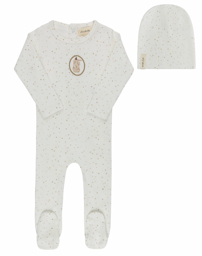 Footie Set Cotton Bunny