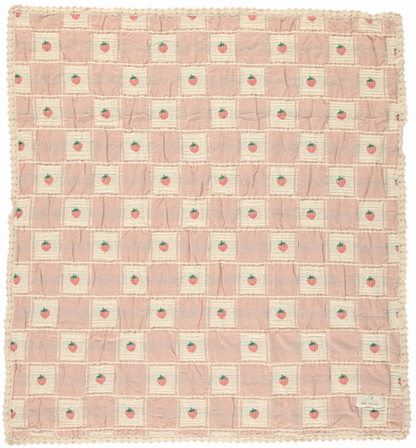 Blanket Strawberry Patchwork