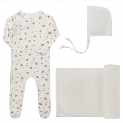 Layette Set Jersey Cotton Floral
