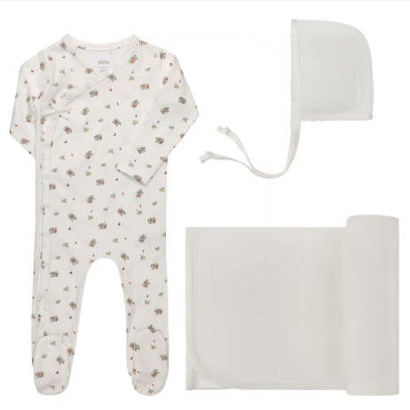 Layette Set Jersey Cotton Floral