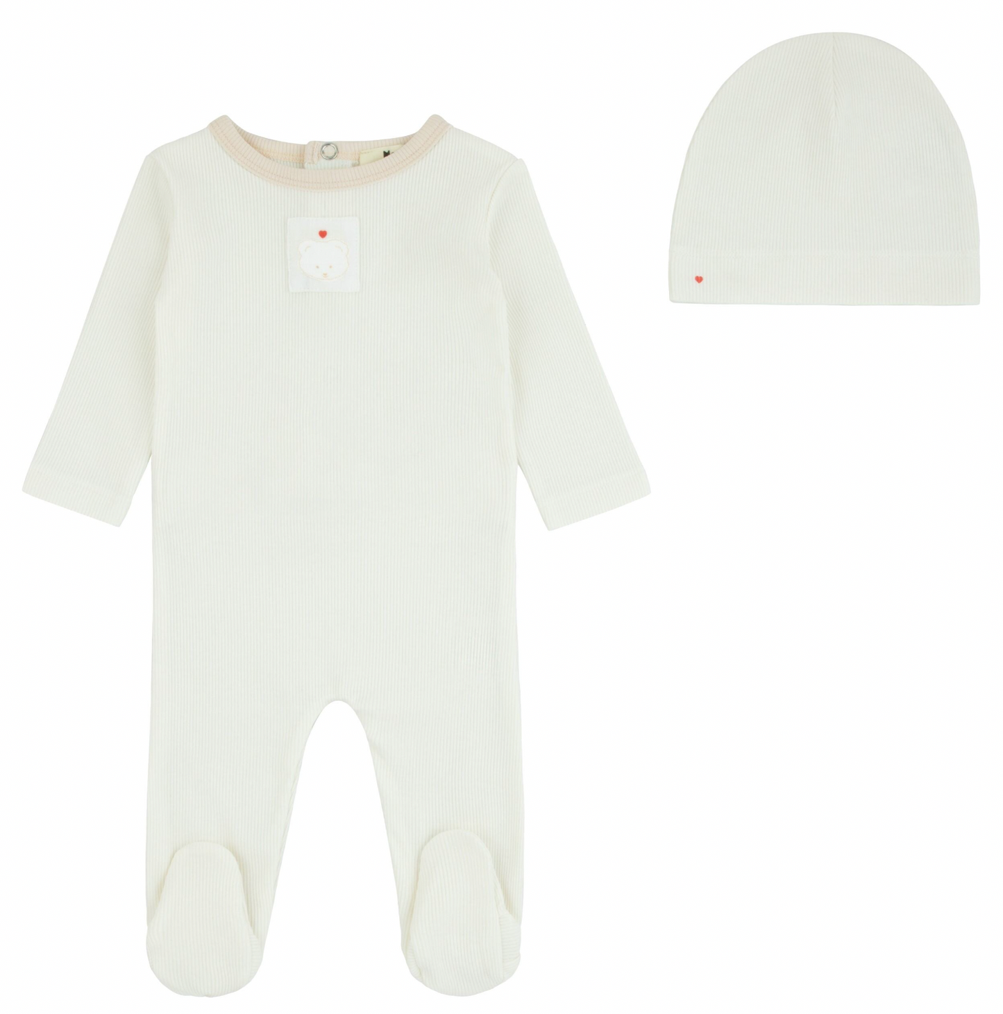 Footie Set Teddy Patch