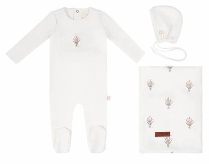 Layette Set Floral Patch