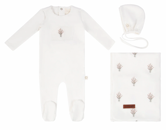 Layette Set Floral Patch