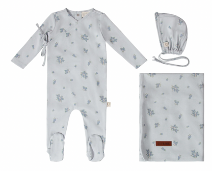 Layette Set Blueberry Bunches