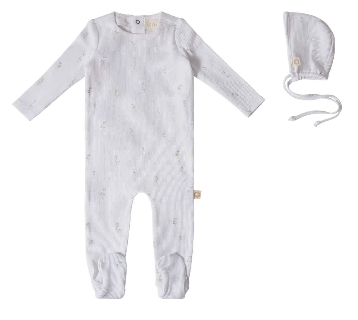 Footie Set Stem Flower