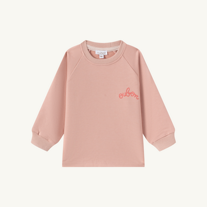 Embroidered Sweat Set Blush