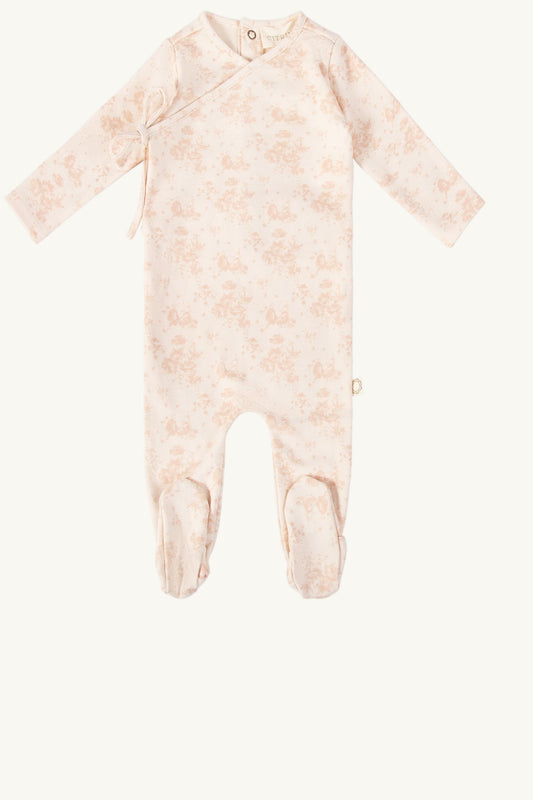 Tonal Floral Footie Set