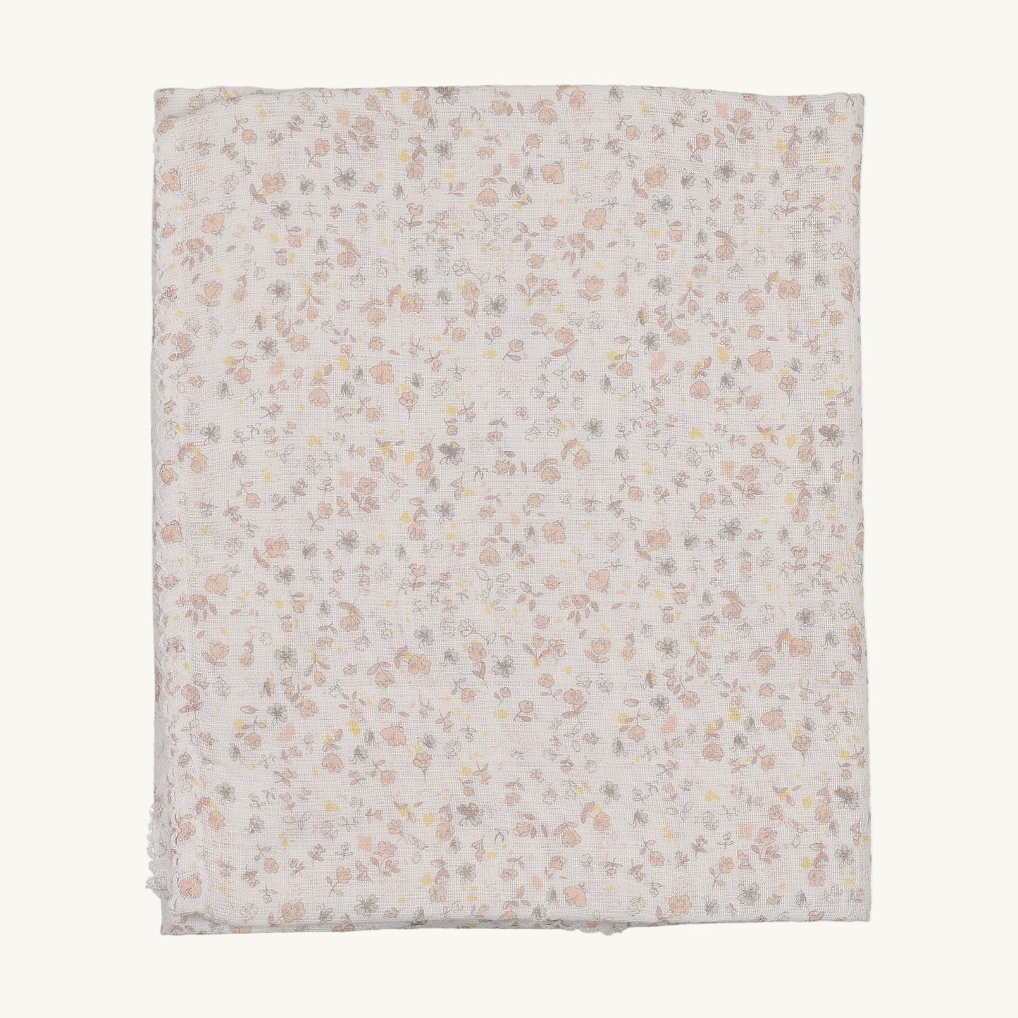 Whimsical Bloom Collar-Chalk White Girls Blanket