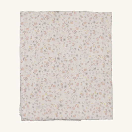 Whimsical Bloom Collar-Chalk White Girls Blanket