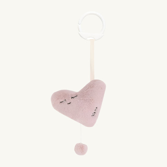 Heart Pink Lullaby Pull String Toy