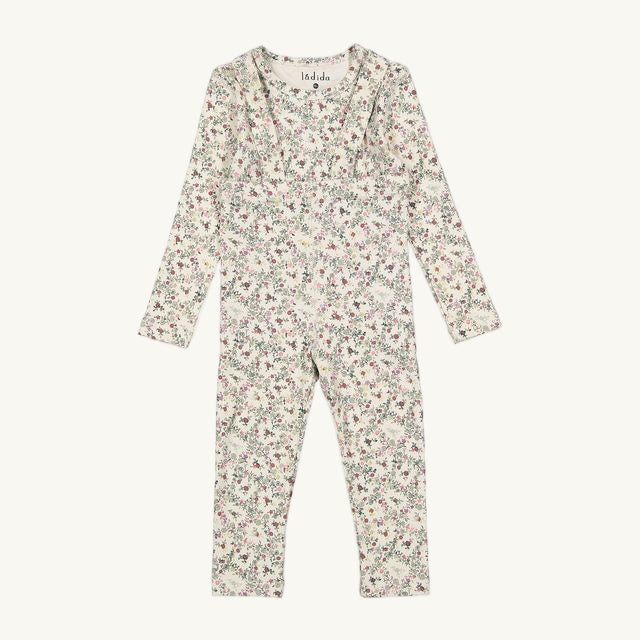 Circle Floral Suspender Set