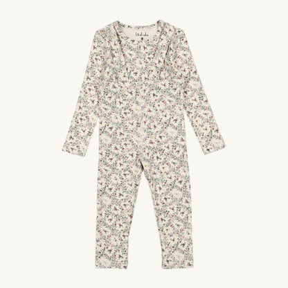 Circle Floral Suspender Set