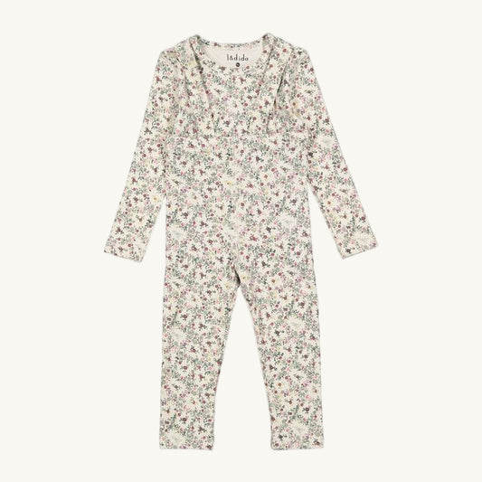 Circle Floral Suspender Set