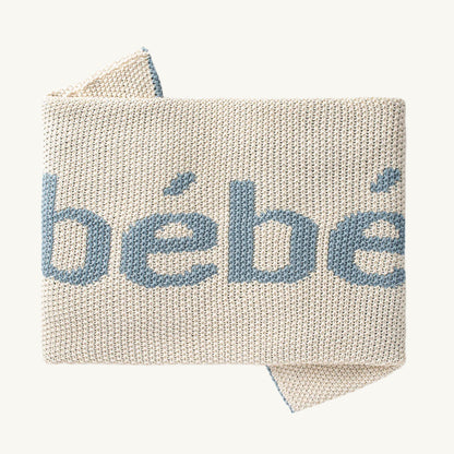 Bebe Blue Baby Blanket