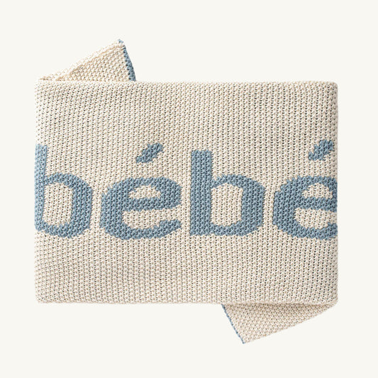 Bebe Blue Baby Blanket