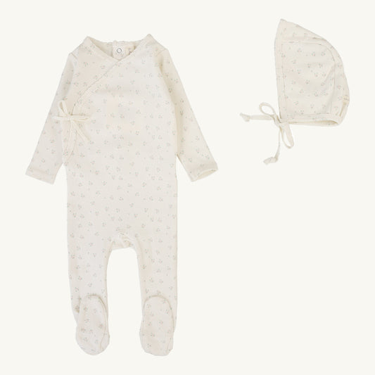 Bud Footie Set Cream/Pink