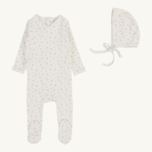 Bud Footie Set Cream/Blue
