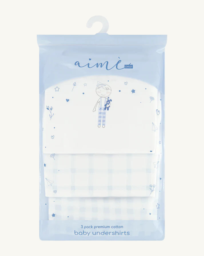 Undershirts Gingham Boys