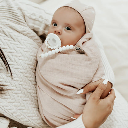 2 Pack - Pink Muslin Cranberry and Dusty Pink