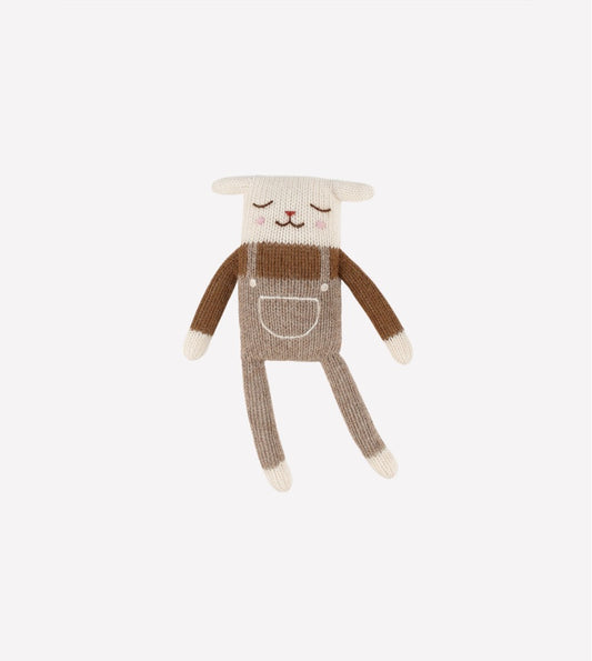 Doll Lamb Knit Overalls