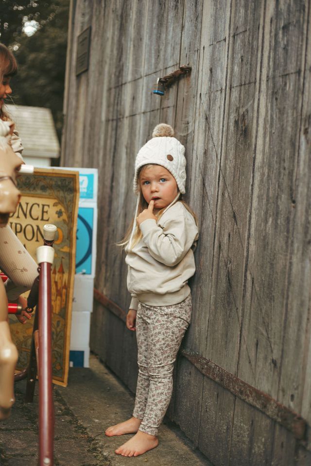 Mauve Garden Print Sweatshirt Set