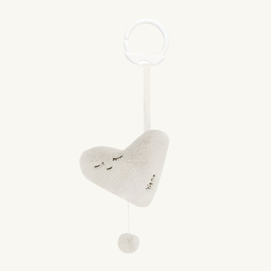 Heart Cream Lullaby Pull String Toy