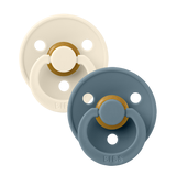 Paci Colour Round Natural Rubber Latex 2pk
