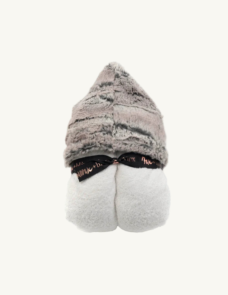 Snowflake White Hooded Towel