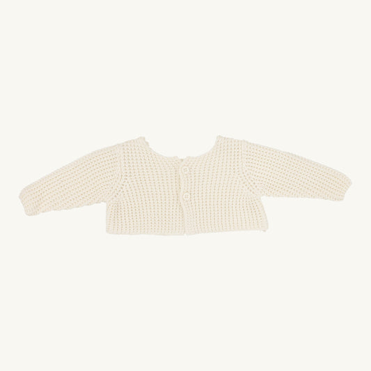 Chunky Knit Shrug Cream