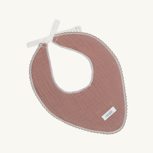 Muslin Bibs Terracotta