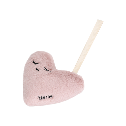 Heart Pink Paci Rattle Holder